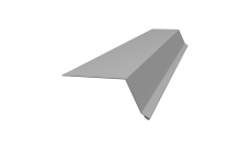 Планка капельник 100х55 Grand Line 0,5 Satin с пленкой RAL 9003 сигнальный белый (2м)