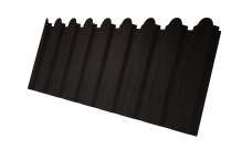 Профнастил С20A фигурный Grand Line 0,45 Принт Элит Кофейное дерево TwinColor