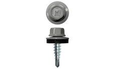 Саморез по металлу Daxmer 4,8х19 (250шт) сверло №2 RAL 7047