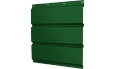 Софит металлический Классик v01 Grand Line центральная перфорация 0,45 PE с пленкой RAL 6002 лиственно-зеленый