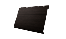 Софит металлический Вертикаль 0,2 prof Grand Line 0,45 Print Elite с пленкой Coffee Wood TwinColor