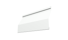 Ламель забора жалюзи Milan Slim 0,45 PE-Double 9003 сигнальный белый