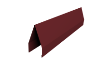 Ламель забора жалюзи Tokyo new 0,45 PE-Double RAL 3005 красное вино