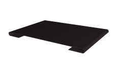 Планка стыковочная Grand Line 0,45 PE-Double с пленкой RAL 9005 черный (2м)