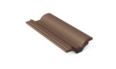 Половинчатая черепица Braas Таунус темно-коричневый