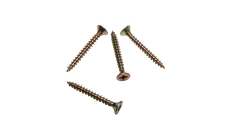 Саморез для крепления ступеней ДПК (Pz 6,0х40) желтый цинк, упаковка 200 шт