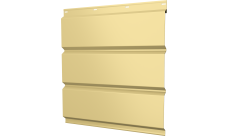 Софит металлический Классик v01 Grand Line без перфорации 0,45 PE с пленкой RAL 1014 слоновая кость