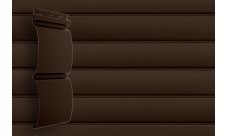 Сайдинг Блок-хаус Grand Line Acryl темный дуб (3,0м)