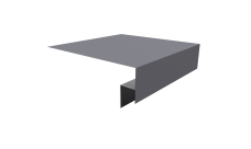 Планка околооконная сложная Блок-Хаус новый 200х50х27 Grand Line 0,5 Сатин с пленкой RAL 7004 сигнальный серый (2м)