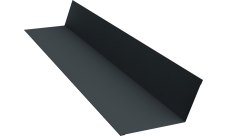 Планка примыкания 90х140 Grand Line 0,5 Satin с пленкой RAL 7016 антрацитово-серый (2м)