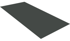 Плоский лист Grand Line 0,5 Rooftop Бархат с пленкой RAL 7016 антрацитово-серый
