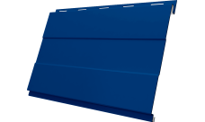 Вертикаль 0,2 prof Grand Line 0,5 Satin с пленкой RAL 5005 сигнальный синий