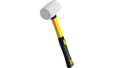 Киянка резиновая Stayer Professional белая, фиберглассовая рукоятка 230г (20533-230)