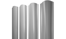 Штакетник Круглый фигурный 0,5 Satin RAL 7004 сигнальный серый