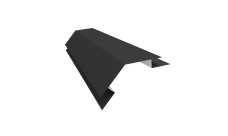 Угол внешний сложный 75х75 135 градусов 0,45 Drap ST RAL 7016 антрацитово-серый (2м)