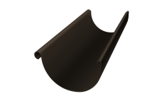 Желоб полукруглый Grand Line ПУ 150мм 3м RR 32 темно-коричневый