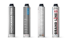Пена монтажная профессиональная Grand Line 65 зимняя, 800мл, 900г