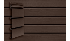 Сайдинг Архитектурный планкен Grand Line Акрил темный дуб (3,0м)