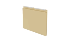 Кассета фасадная прямая закрытого типа 0,7 мм с порошковым покрытием RAL 1001 бежевый